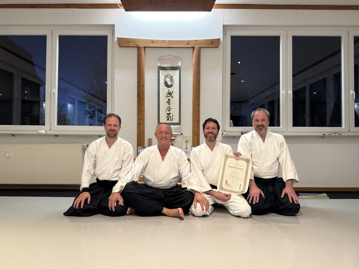 Herzlichen Glückwunsch zum Shodan, Georg!